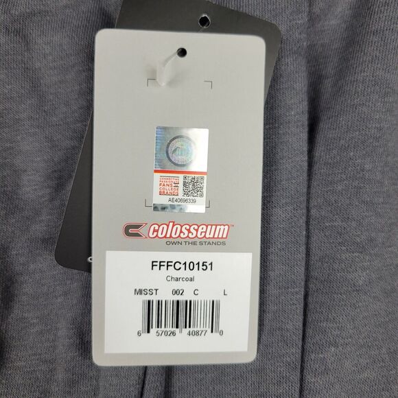 Mississippi State Bulldogs Mens L Sweatshirt Arch & Logo Tackle Twill Colosseum - Picture 10 of 13